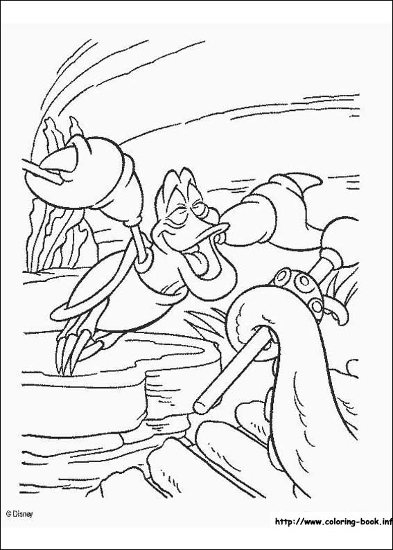 The Little Mermaid coloring picture